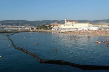 La Lanterna beach Trieszt