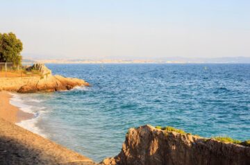 Miramare strand Trieszt